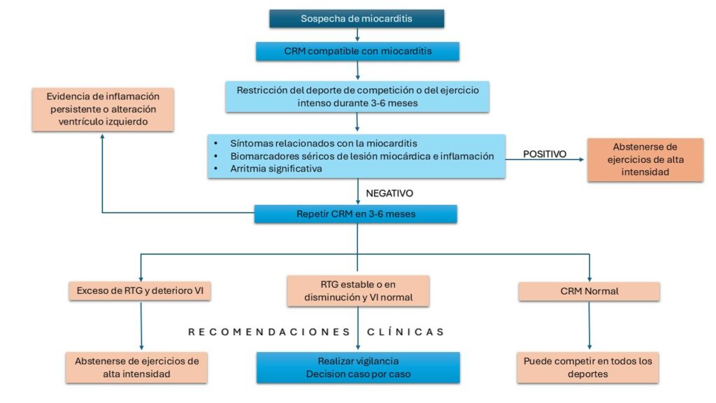 Regreso al deporte (return-to-play: RTP) tras miocarditis